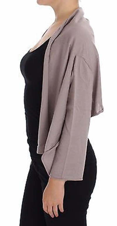 Pre-owned Dolce & Gabbana Sweater Shrug Bolero Silk Cashmere Knit It36 / Us2 / Xs Rrp $950 In Gray