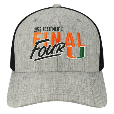 Shop Legacy Athletic Basketball Tournament March Madness Final Four Trucker Adjustable Hat In Heather Gray