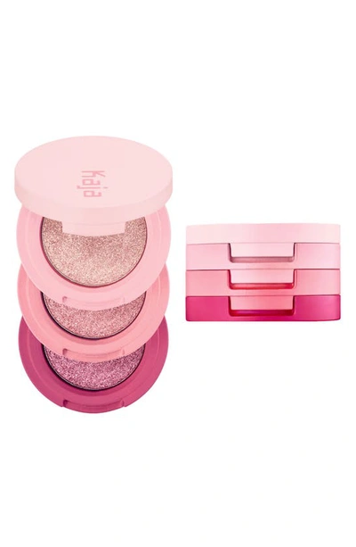 Kaja Eye Bento Bouncy Eyeshadow Trio Rosewater 3 X 0.03 oz/ 0.9 G In Rosewater