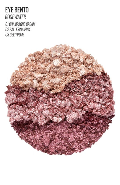 Kaja Eye Bento Bouncy Eyeshadow Trio Rosewater 3 X 0.03 oz/ 0.9 G In Rosewater