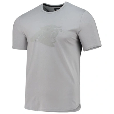 Shop 5th And Ocean By New Era 5th & Ocean By New Era Gray Carolina Panthers Stretch Tri-blend T-shirt