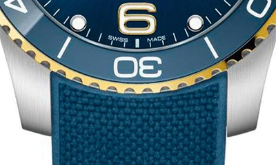 Longines Hydroconquest 39mm Stainless Steel Automatic Watch In Blue
