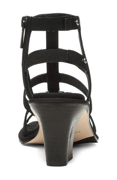 Shop Donald Pliner Jenessa Strappy Sandal In Black