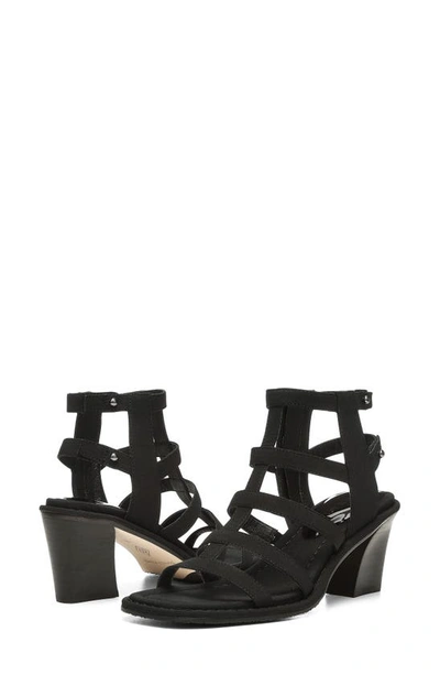 Shop Donald Pliner Jenessa Strappy Sandal In Black