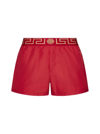 Shop Versace Underwear Sea Clothing In Red-gold