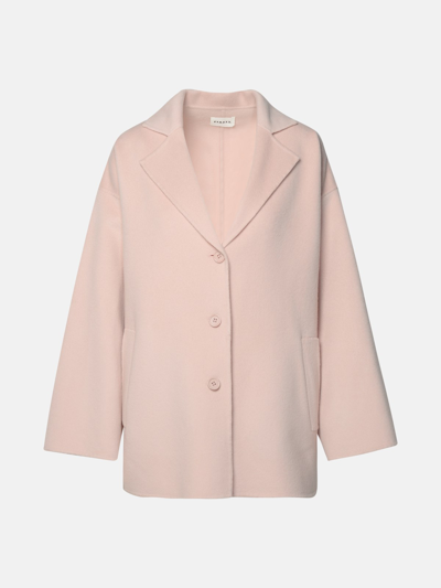 Shop P.a.r.o.s.h Pink Cashmere Blend Jacket