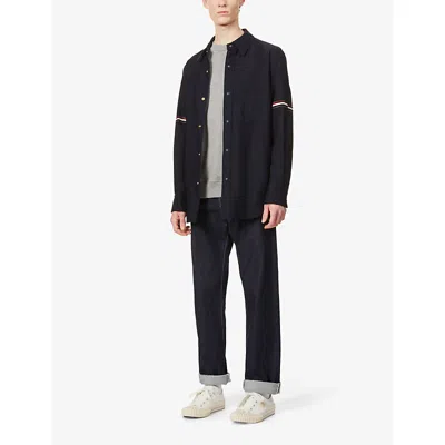 Ps By Paul Smith Ps Paul Smith Zebra Logo Sweatshirt With Zebra Logo In Grey Melange