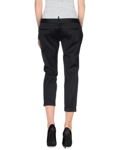 Shop Dsquared2 Cropped Pants In Black