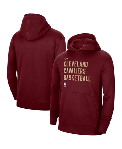 Shop Nike Men's And Women's  Wine Cleveland Cavaliers 2023/24 Performance Spotlight On-court Practice Pull