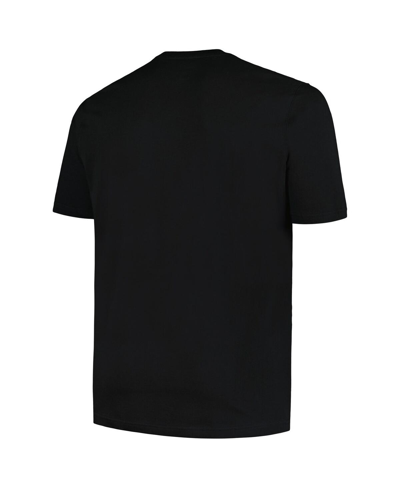Shop New Era Men's  Black Green Bay Packers Big And Tall Helmet T-shirt