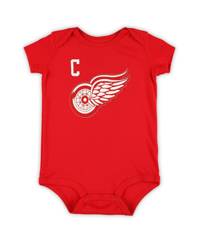 Shop Mitchell & Ness Baby Boys And Girls  Gordie Howe Red Detroit Red Wings Name And Number Bodysuit
