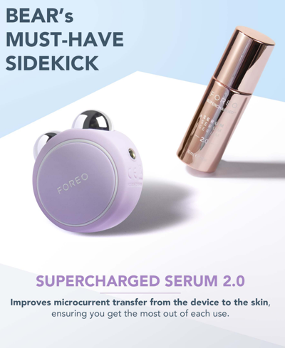 Shop Foreo Bear 2 Go Targeted Microcurrent Facial Toning Device In Lavender