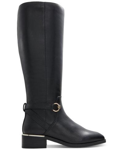 Shop Aldo Women's Eterimma Wide-calf Knee-high Riding Boots In Rust