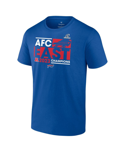 Fanatics Men's  Royal Buffalo Bills 2023 Afc East Division Champions Big And Tall T-shirt In Royal