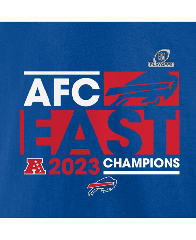 Fanatics Men's  Royal Buffalo Bills 2023 Afc East Division Champions Big And Tall T-shirt In Royal