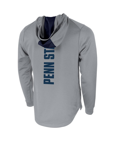 Shop Nike Men's  Gray Penn State Nittany Lions 2-hit Performance Pullover Hoodie