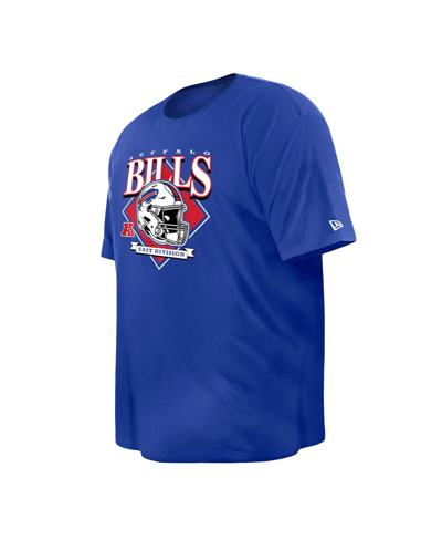 Shop New Era Men's  Royal Buffalo Bills Big And Tall Helmet T-shirt