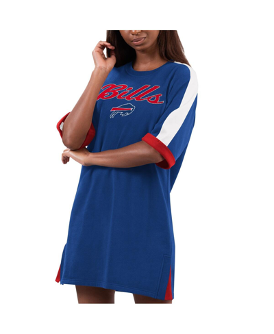Shop G-iii 4her By Carl Banks Women's  Royal Buffalo Bills Flag Sneaker Dress