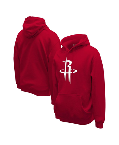 Shop Stadium Essentials Men's And Women's  Red Houston Rockets Primary Logo Pullover Hoodie