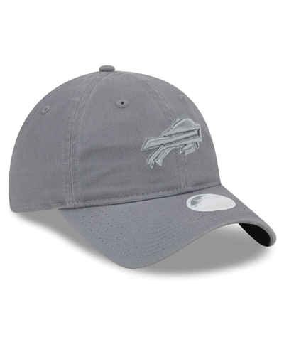 Shop New Era Women's  Gray Buffalo Bills Color Pack 9twenty Adjustable Hat