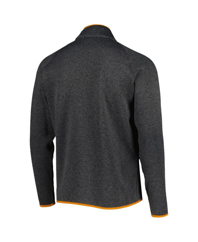 Columbia Charcoal Tennessee Volunteers Canyon Point Omni-shield Raglan Half-zip Top In Charcoal