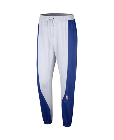 Shop Nike Men's  Royal, White Philadelphia 76ers 2023/24 Authentic Showtime Pants In Royal,white