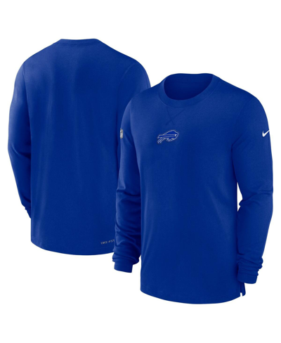 Nike Men's  Royal Buffalo Bills 2023 Sideline Performance Long Sleeve T-shirt In Royal