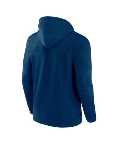 Fanatics Branded  Navy Chicago Bears Offensive Lineup Hoodie Full-zip Hoodie In Navy