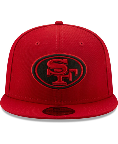 New Era Men's Scarlet San Francisco 49ers Team Omaha 59fifty Fitted Hat In Scarlet