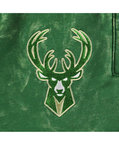 The Wild Collective Unisex  Hunter Green Milwaukee Bucks Acid Tonal Jogger Pants In Hunter Green
