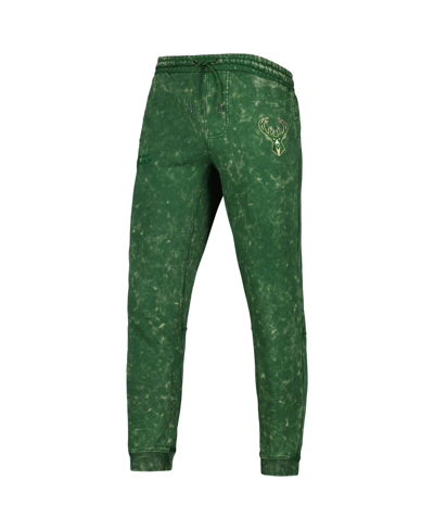 The Wild Collective Unisex  Hunter Green Milwaukee Bucks Acid Tonal Jogger Pants In Hunter Green