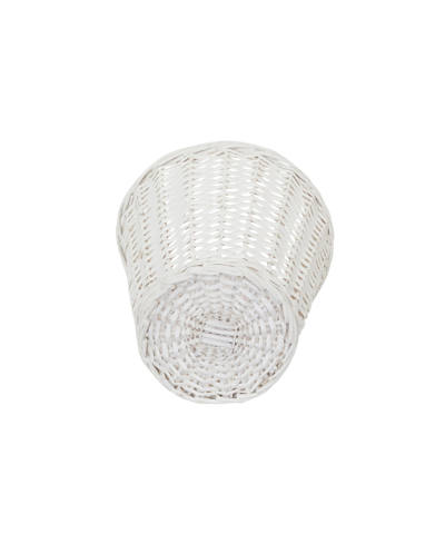 Shop Household Essentials Small Willow Waste Can In White