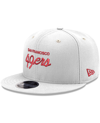 Shop New Era Men's  White San Francisco 49ers Griswold Original Fit 9fifty Snapback Hat