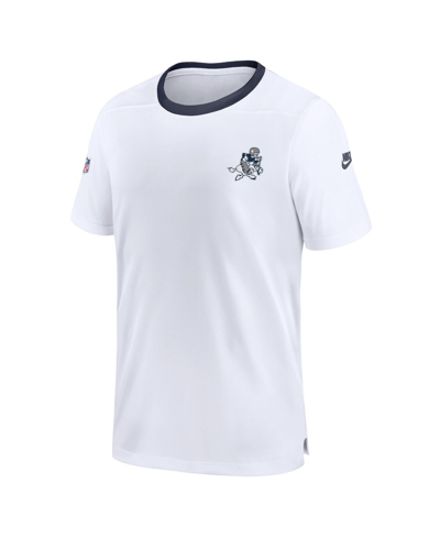 Shop Nike Men's  White Dallas Cowboys Sideline Coaches Alternate Performance T-shirt
