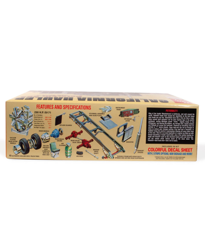 Round 2 Peterbilt 359 California Hauler Model Kit In Multi