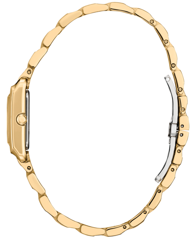 Citizen Bianca Womens Gold Tone Stainless Steel Bracelet Watch Ew5602-57d In Gold-tone