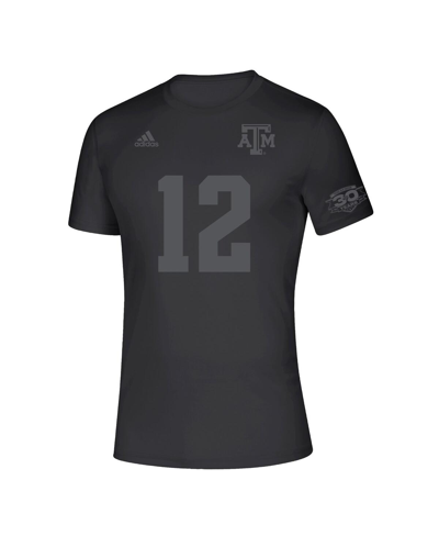 Shop Adidas Originals Men's And Women's Adidas Black Texas A M Aggies Soccer 30th Anniversary T-shirt