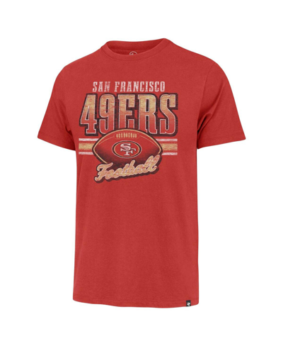 Shop 47 Brand Men's ' Scarlet Distressed San Francisco 49ers Last Call Franklin T-shirt