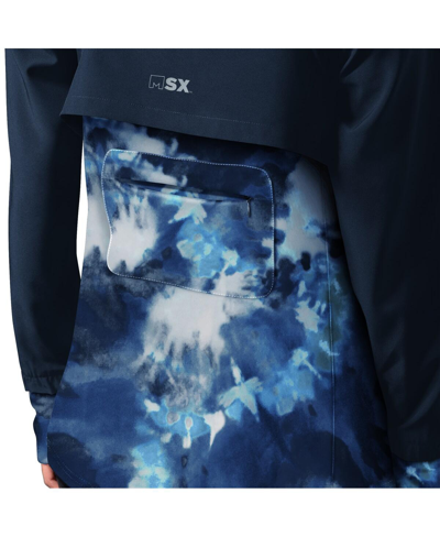 Msx By Michael Strahan Women's  Navy Buffalo Bills Grace Raglan Full-zip Running Jacket In Navy