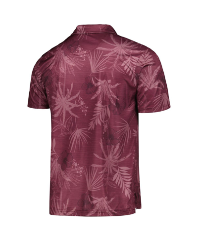 Colosseum Men's  Maroon Texas A&m Aggies Palms Team Polo Shirt In Maroon