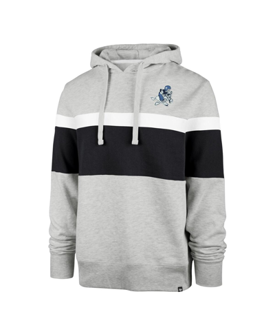 47 Brand Men's ' Heather Gray Dallas Cowboys Warren Pullover Hoodie In Heather Gray