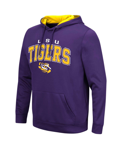 Colosseum Purple Lsu Tigers Reese Pullover Hoodie In Purple