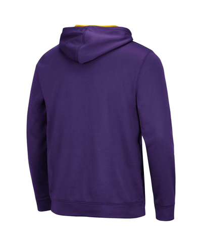 Colosseum Purple Lsu Tigers Reese Pullover Hoodie In Purple