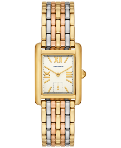 Tory Burch The Eleanor Watch - Tri-tone Stainless Steel In Multicolor