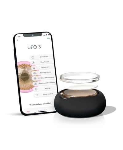Foreo Ufo 3 5-in-1 Deep Hydration Facial Treatment In Black