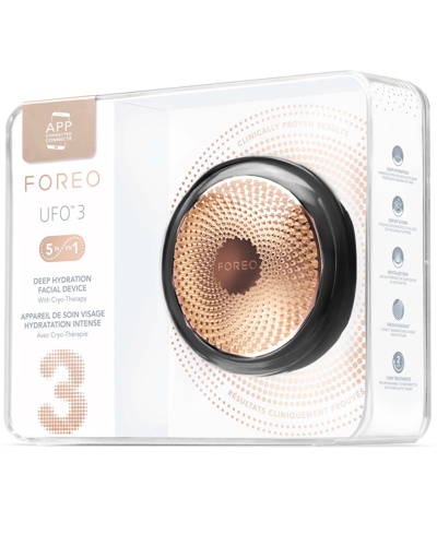 Foreo Ufo 3 5-in-1 Deep Hydration Facial Treatment In Black