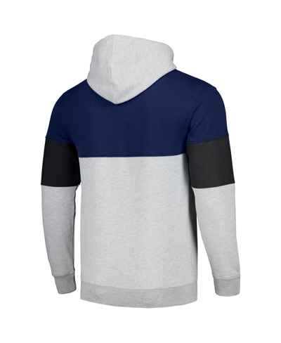 Fanatics Men's  Navy, Black Dallas Mavericks Big And Tall Pullover Hoodie In Navy,black