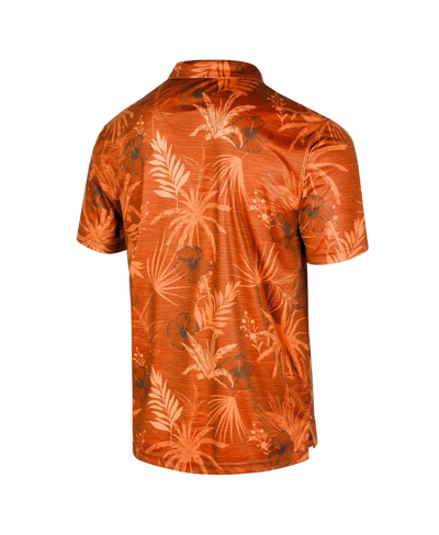 Shop Colosseum Men's  Orange Clemson Tigers Palms Team Polo Shirt