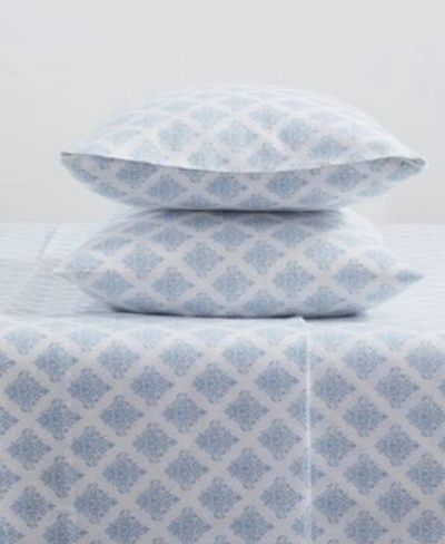 Tahari Home Alexa 100 Cotton Flannel Sheet Sets In Blue
