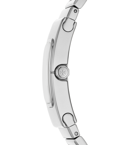 Shop Tory Burch Women's The T Watch Stainless Steel Bracelet Watch 18mm In Silver